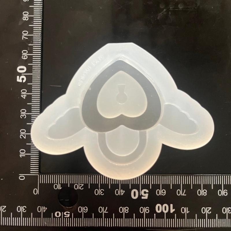 Брелок «Зыбучие пески» Формы из смолы Медведь Кролик Шейкер Силиконовая форма Изготовление уникальных украшений DIY Брелок Подвеска для ожерелья Форма