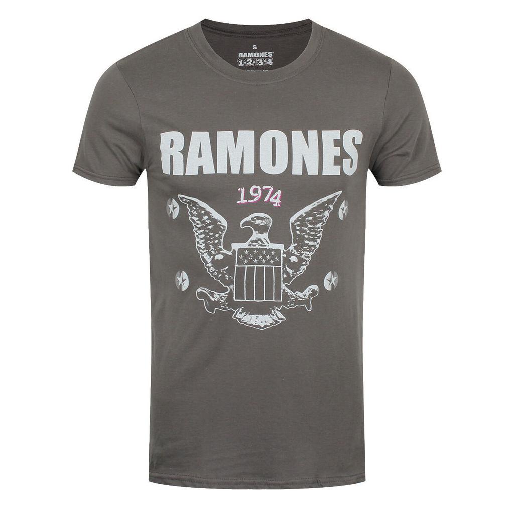 Футболка Ramones 1974 Орел Группа Официальная Серая Новая