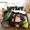3d Anime Komi-san Wa, Komyushou Desu Bedding Set Boys Girls Twin Queen Size Duvet Cover Pillowcase Bed Kids Adult Home Textiles