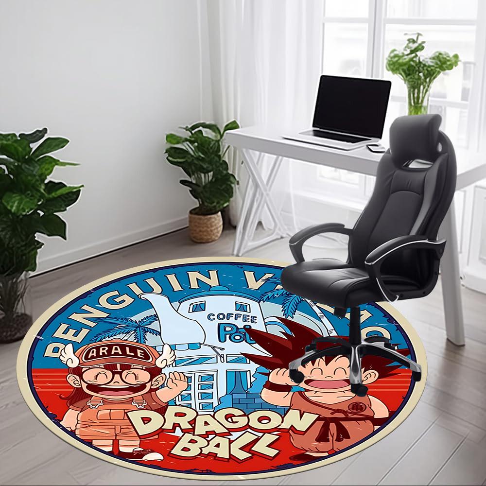 1pc Dragon Ball Chair Carpet for Office Non-Slip,Machine Washable Rug for Office, Room - Holiday Decor - Machine Made yy251017290