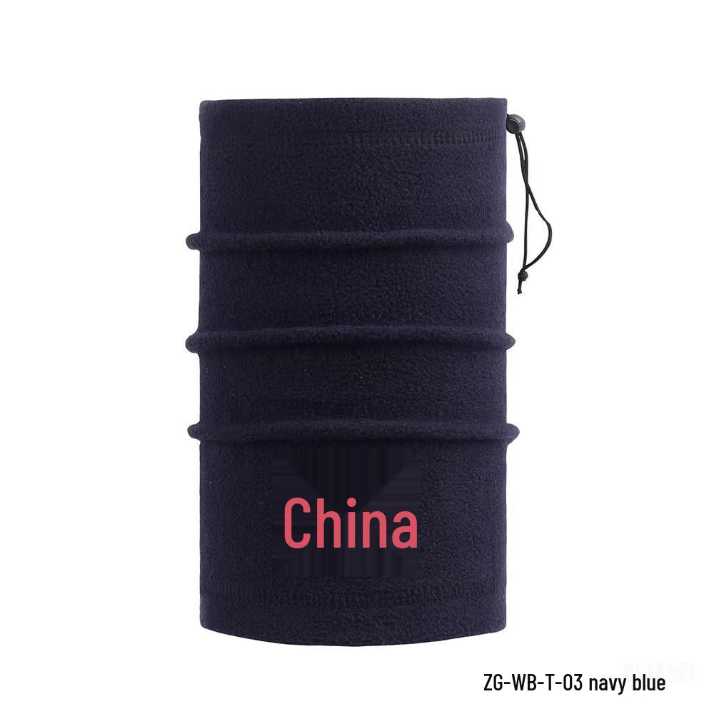 Зимний ветрозащитный балаклава Outlaw: Теплая вязаная маска для лица с одним отверстием для велоспорта.