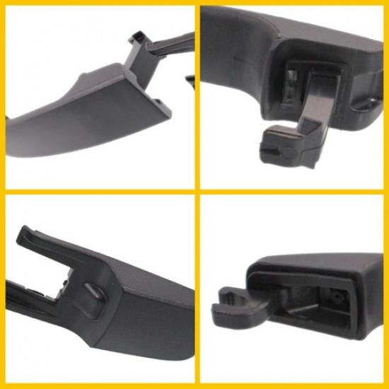 Exterior Door Handle and Bracket Front Driver Left Side for 2008-2011 Ford focus