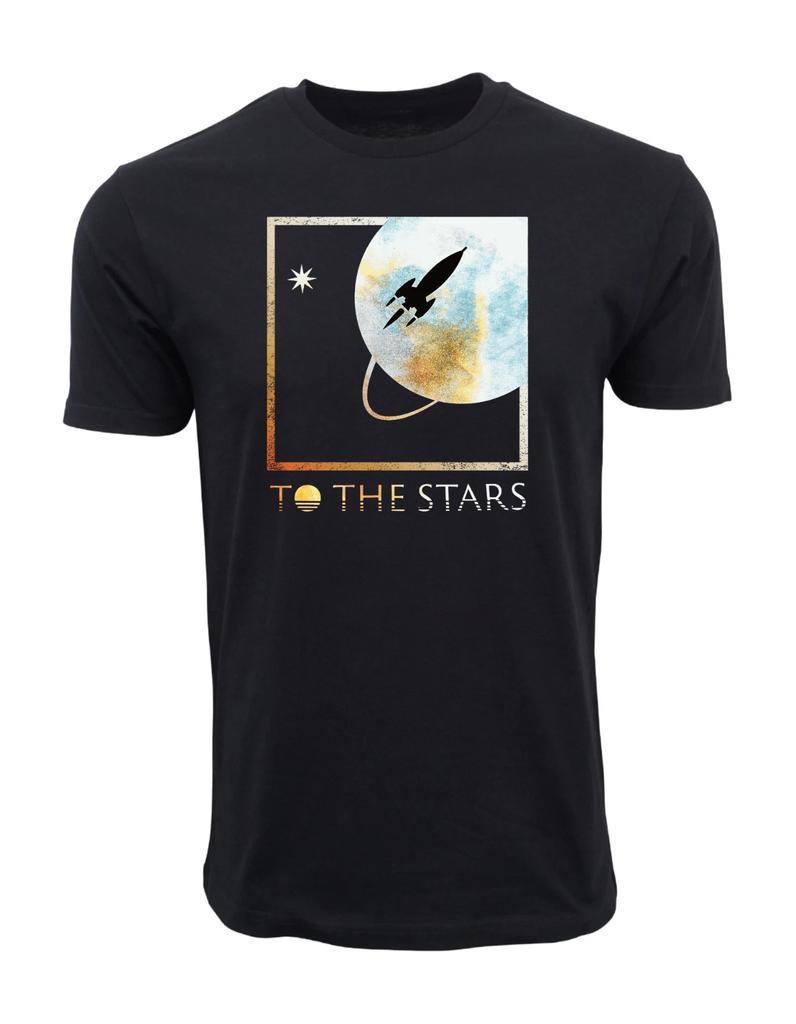MENS ANGELS AND AIRWAVES TO THE MOON T SHIRT