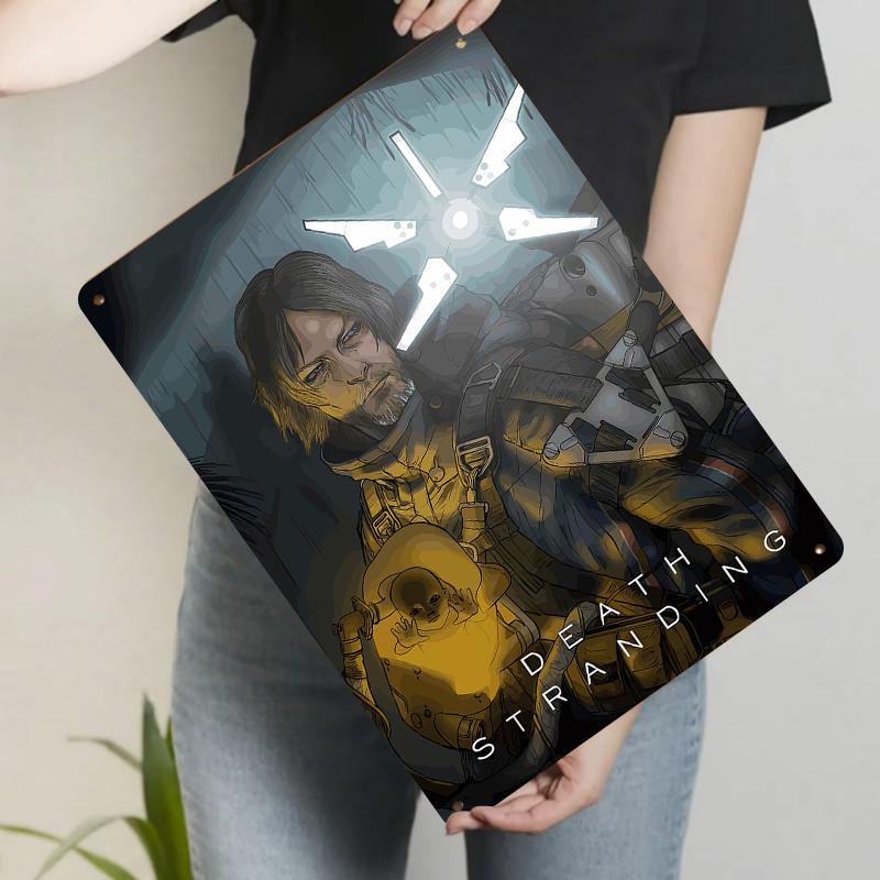 Death Stranding Game Theme Custom Metal Wall Art HD Print Living Room Decor Poster