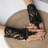 Перчатки Ручной Работы Свадебные Перчатки Вышивка Кружево Браслет и Регулируемая Веревка