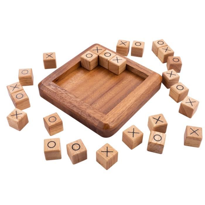 Энгельхарт – Le Jumpy – Экологическая деревянная игра – деревянная настольная игра – 2 игрока или 2 команды – 7 лет и старше – 13 x 13 x 3 см