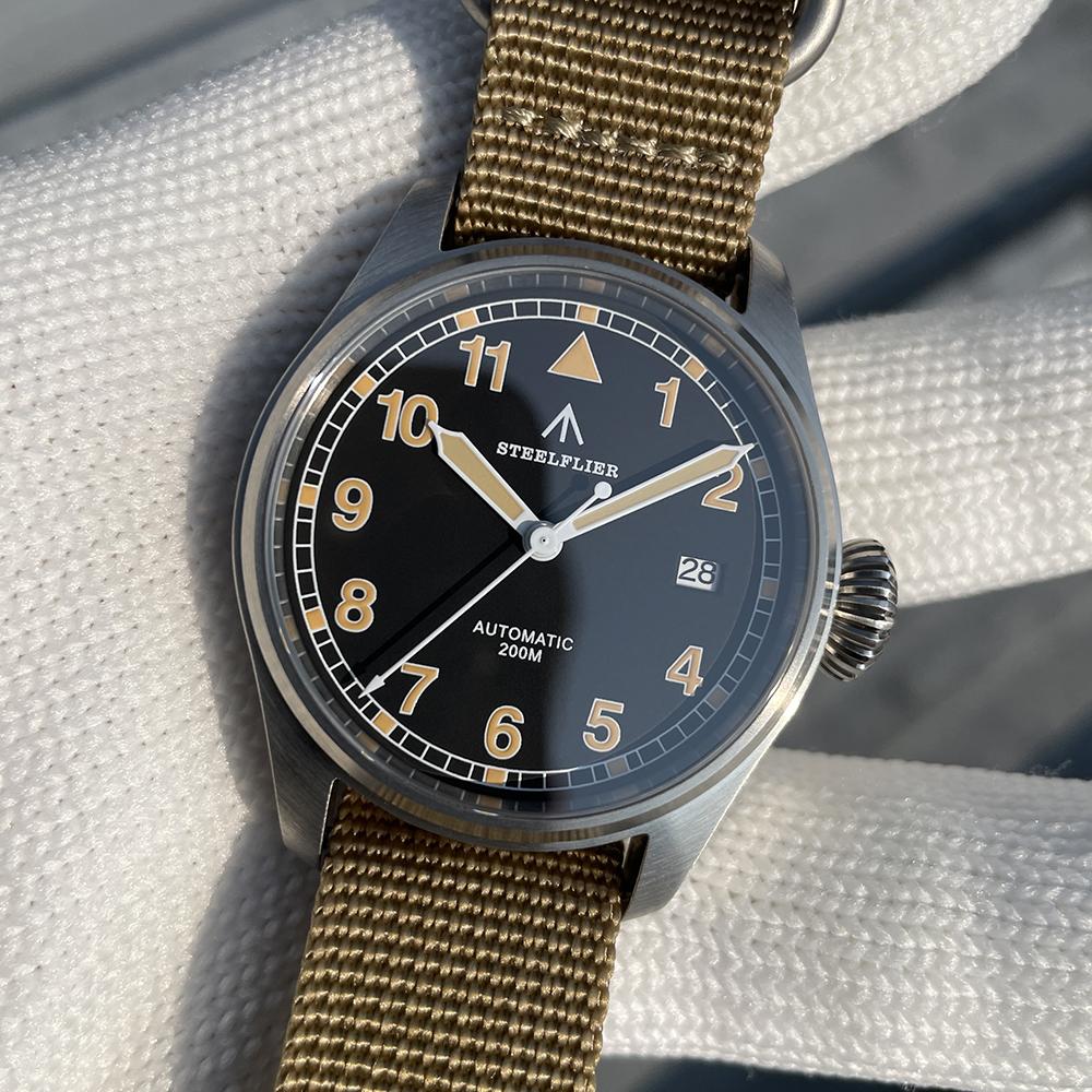 STEELFLIER Official SF750A NH35 Automatic Mechanical Watch Sapphire Crystal 20Bar Waterproof Super Luminous Luxury Dive Watches