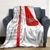 Arsenal Blanket Soft Warm Cozy Perfect for Seaside Sofa Office Chair Four Seasons Universal Stylish Decor Ideal Gift for Friends Family Couples Picnic