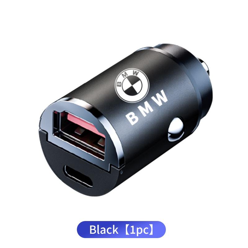 Car Charger USB Type-C Fast Charging Power Adapter Automotive Interior Stickers For BMW X1 X2 X3 X5 X4 X6 X7 G30 G20 G32 G11 G12