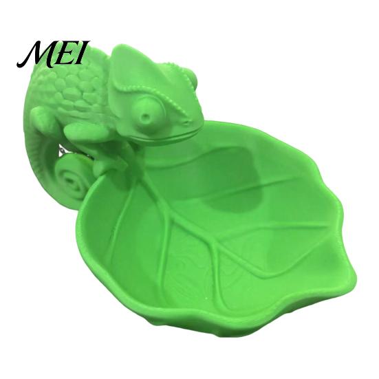Chameleon Storage Bowl 3D Printed Leaf Bowl, Jewelry Tray Key Trinkets Home Office Organizer Holder, Succulents Planter Pot for Desk Ring