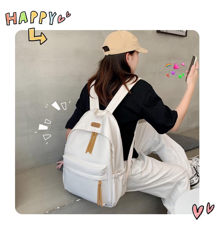Корейский женский нейлоновый рюкзак 2023 года — модный, универсальный, школьный рюкзак в стиле литературного колледжа