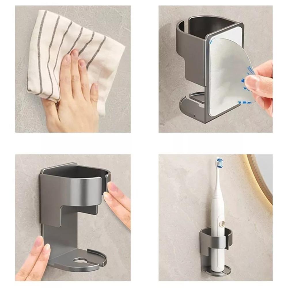 Bathroom Supplies Electric Toothbrush Holder Space Aluminum Appliance Storage Rack