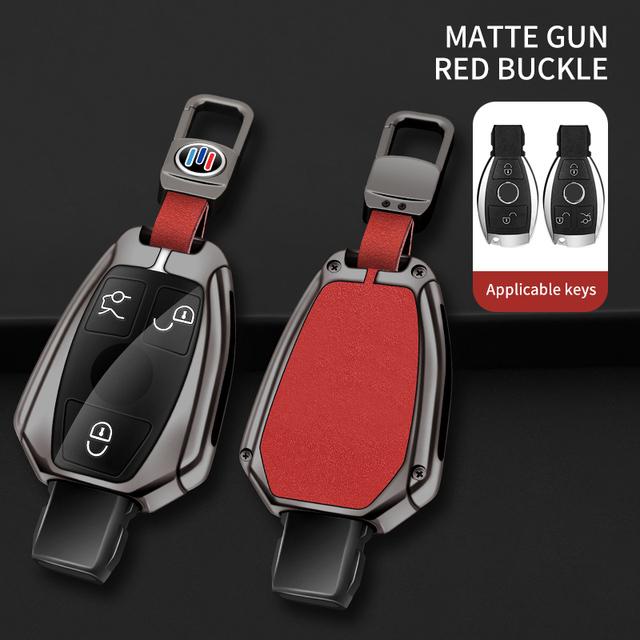 Чехол для дистанционного ключа автомобиля из цинкового сплава, брелок для Mercedes Benz ABCE Class GLA CLA GLC CLS W204 W221 W205 W176 W212 W463 AMG