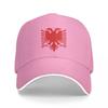 Albania Eagle Caps Albania Baseball Cap Cool Unisex Women Outdoor Adjustable Albania Flag Hats