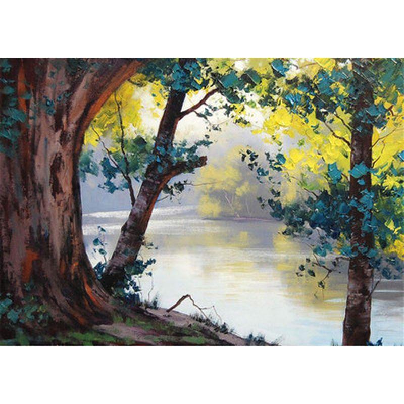 5d Diy Полная круглая алмазная картина Пейзаж Diy Алмазная вышивка крестом Украшение для дома