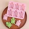 Mini Turtle Silicone Mold 36-Cavity Ice Cube Tray Soap Making Mold Flexible Baking Mold for Chocolate Jelly