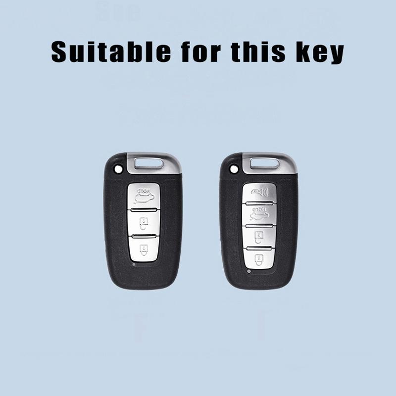 MPPJ9 3/4 Buttons Alloy Car Key Case Cover Shell Fob For Kia Sportage EQUUS K5 K2 Sorento Optima K5 Forte 2011-2016 Accessories Holder