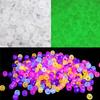 100Pcs/Bag Acrylic Pony Beads Color-Changing Glow In The Dark Exquisite Mixed Colors Round Beads DIY Making Accessories Necklace Making Loose Beads