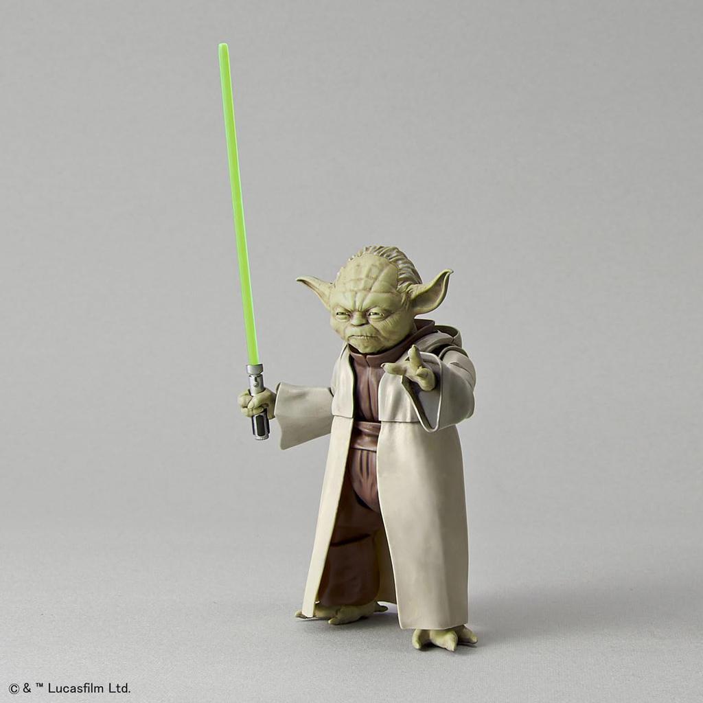 BANDAI SPIRITS Star Wars Yoda Plastic Model Package 1/6 Color-coded (new Version)