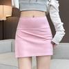 Женская спортивная мини-юбка А-силуэта в стиле TikTok, облегающая бедра юбка для йоги, новая летняя юбка-толстовка 2025, короткой длины.