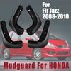 For HONDA Fit Jazz 2008-2010 Automotive Tire Mudguard Waterproof Prevent Mud Splashing Car Mud Flap Fender Trim 4pcs Accessories