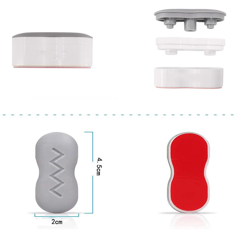 4 шт. бампер для сиденья унитаза, бамперы для сиденья биде с прочным буфером и функцией клейкости для крепления биде, сохраните сиденье унитаза