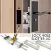 Door Lock Hole Opener Kit - Installing Doors Lock Mortiser for Wooden Doors Mortising Machine Door Lock Installation Mortise Jig