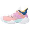 Comfortable Versatile Non-Slip Wear-Resistant Mid-Top Basketball Shoes Men Sneakers Pink Purple White 112131616S-2