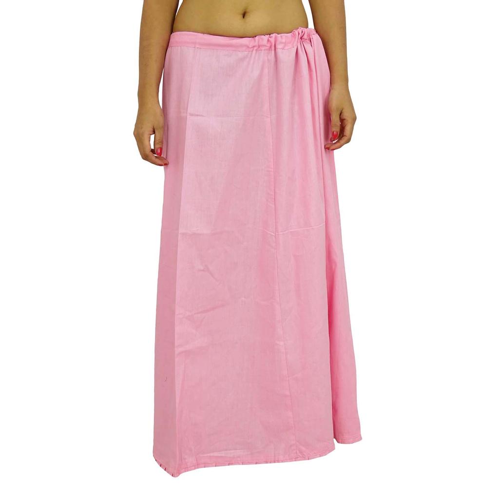 Сари Нижняя юбка Нижняя юбка Хлопок Болливуд Индийская подкладка Для сари