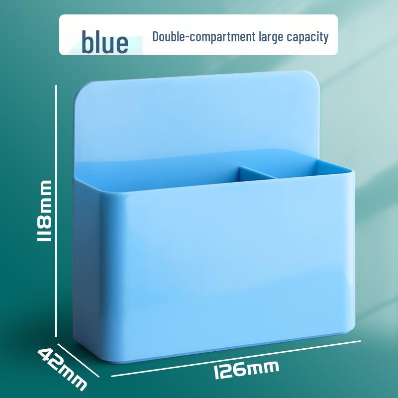 Magnetic Wall-Mount Suction Cup Pen Holder for Whiteboards and Blackboards, Large Capacity, Magnetic Pen Case