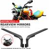 For Ducati MONSTER 796 696 695 795 797 821 1200 400 Motorcycle Wind Wing Side Rearview Mirror Adjustable Rotating Accessories