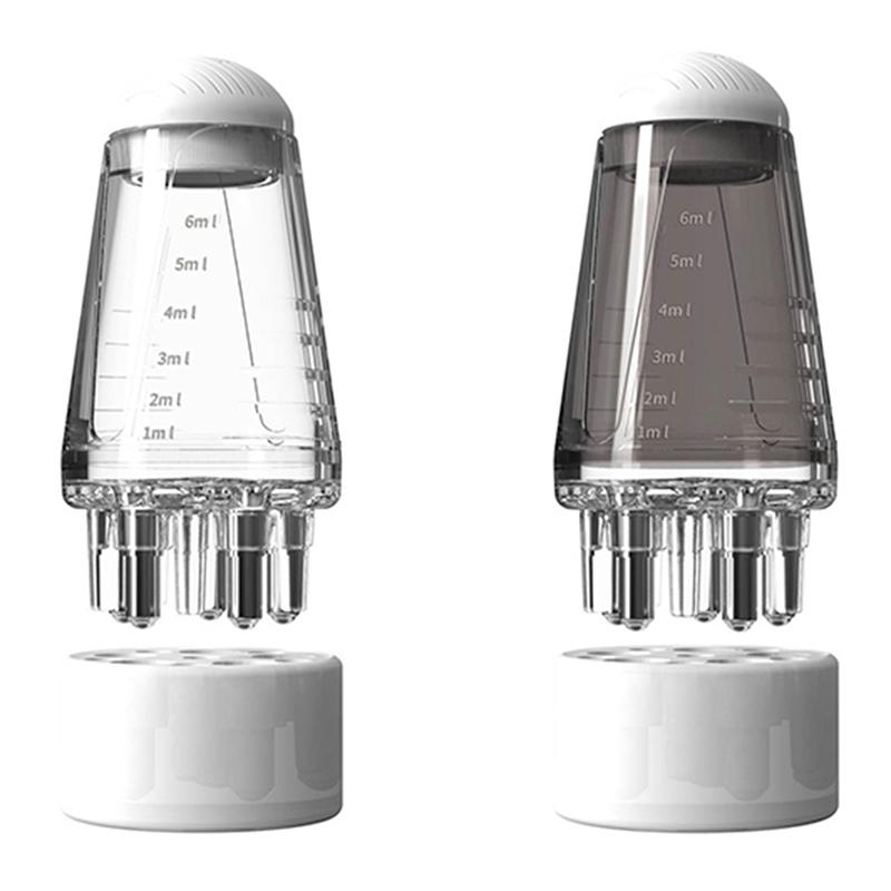 Мини-портативный аппликатор для кожи головы, жидкая расческа для корней волос, массажная медицинская расческа для волос для роста волос, сыворотка, масло, пита...