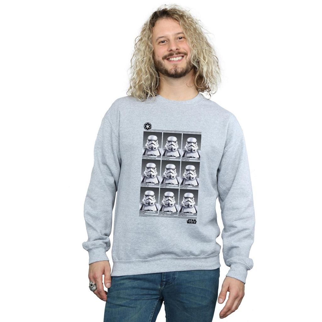 Star Wars Mens Stormtrooper Yearbook Sweatshirt