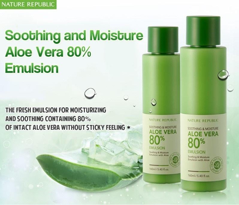 Nature Republic Успокаивающий и увлажняющий тоник с алоэ вера 90% 160 мл