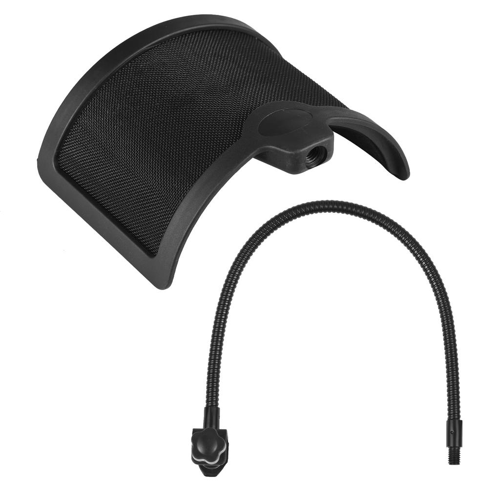 UType Bop Net Pop Filter с гибким стержнем Акустический фильтр Микрофон Специальная сетка для подавления шума ветра