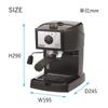 DeLonghi Maker EC152J Black 4 Cups or Less Espresso/Cappuccino