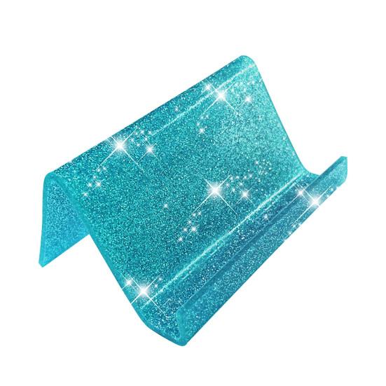 Акриловый держатель визитных карточек для стола, блестящий настольный органайзер для визитных карточек для домашнего офиса