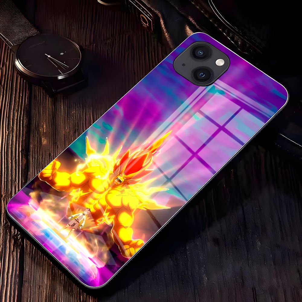 Чехол для телефона Аниме I-InazumaS Для IPhone 17 Pro Max 16 15 14 Pro Max 13 11 X Xs Xr 8 7Plus Стеклянная крышка