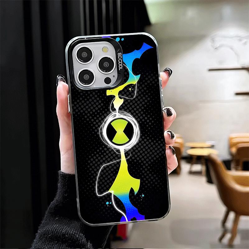 Мультяшный мягкий чехол Ben 10 для iPhone 15 16 17 Pro Max 17Air 16E 14 Plus 13 12 Mini Ударопрочный задний корпус