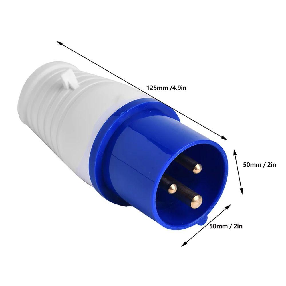 3PIN 4PIN Industrial Socket IP44 Rated Waterproof Connector Electrical Connection