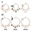 Products Puppy Accessories Cute Collar Bow Necklace Adjustable Dog Cat Princess Pet Pearl Collar