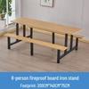 Modern 8-Seater Stainless Steel Dining Set