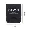 Адаптер слота для карты памяти GC2SD для Micro SD, легкий Plug and Play для игровых консолей GameCube Wii, адаптер для чтения SD-карт