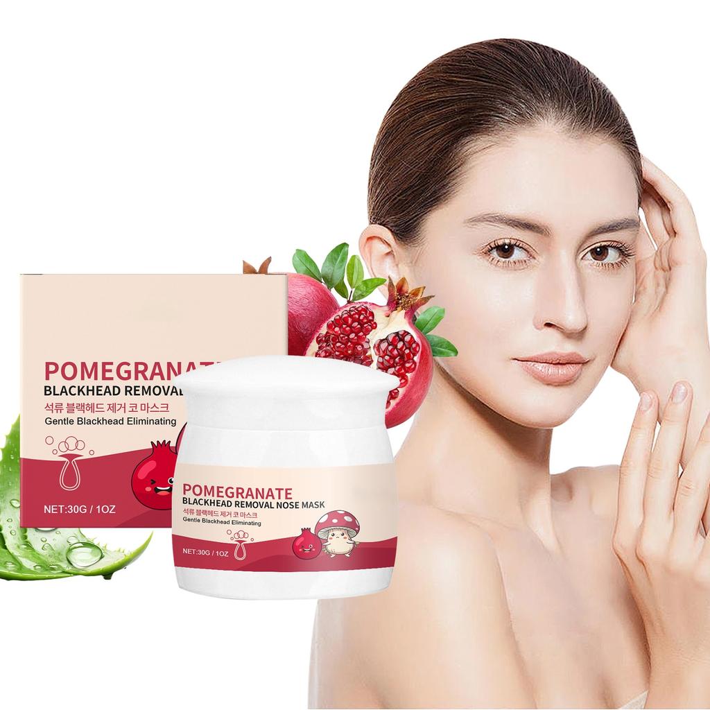 Удаляющая черные точки носовая мембрана сыворотка для кожи гранат успокаивает и осветляет тон кожи 30 г