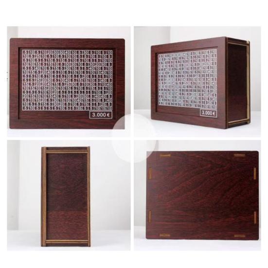 Деревянная копилка для детей, подарок, накопительная коробка, накопитель денег со счетчиком