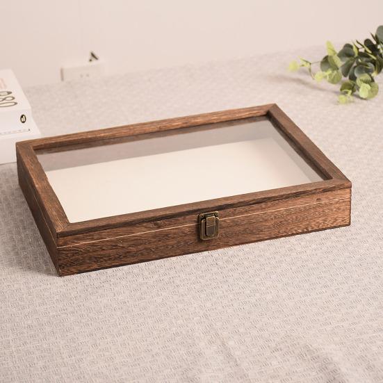 Витрина с высокой видимостью. Большой теневой ящик для насекомых. Деревянная конструкция. Несколько размеров. Витрина для хранения образцов насекомых с гладкими краями.