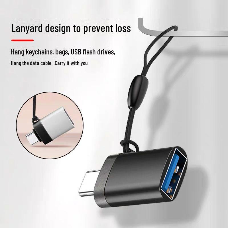 Адаптер Type-C OTG USB 3.0 конвертер для Android, Apple 15, Huawei, Xiaomi, универсальный USB-флеш-накопитель