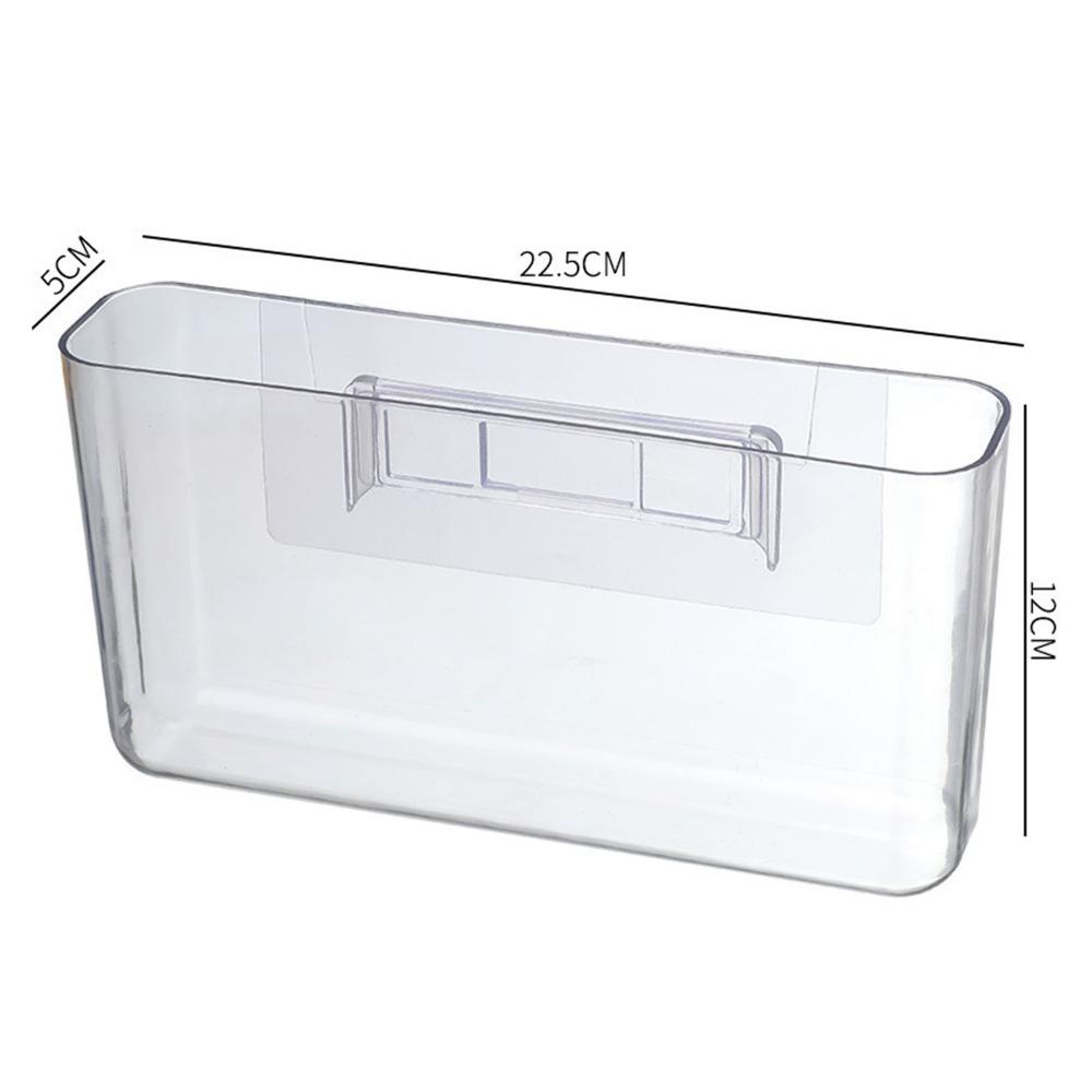Plastic Wall Remote Holder Easy to Install Wall Phone Holder Adhesive Storage Bin  Bedroom