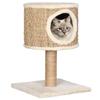 VidaXL Cat Tree with Apartment and Scratching Post 52cm Seagrass Scratcher 170972