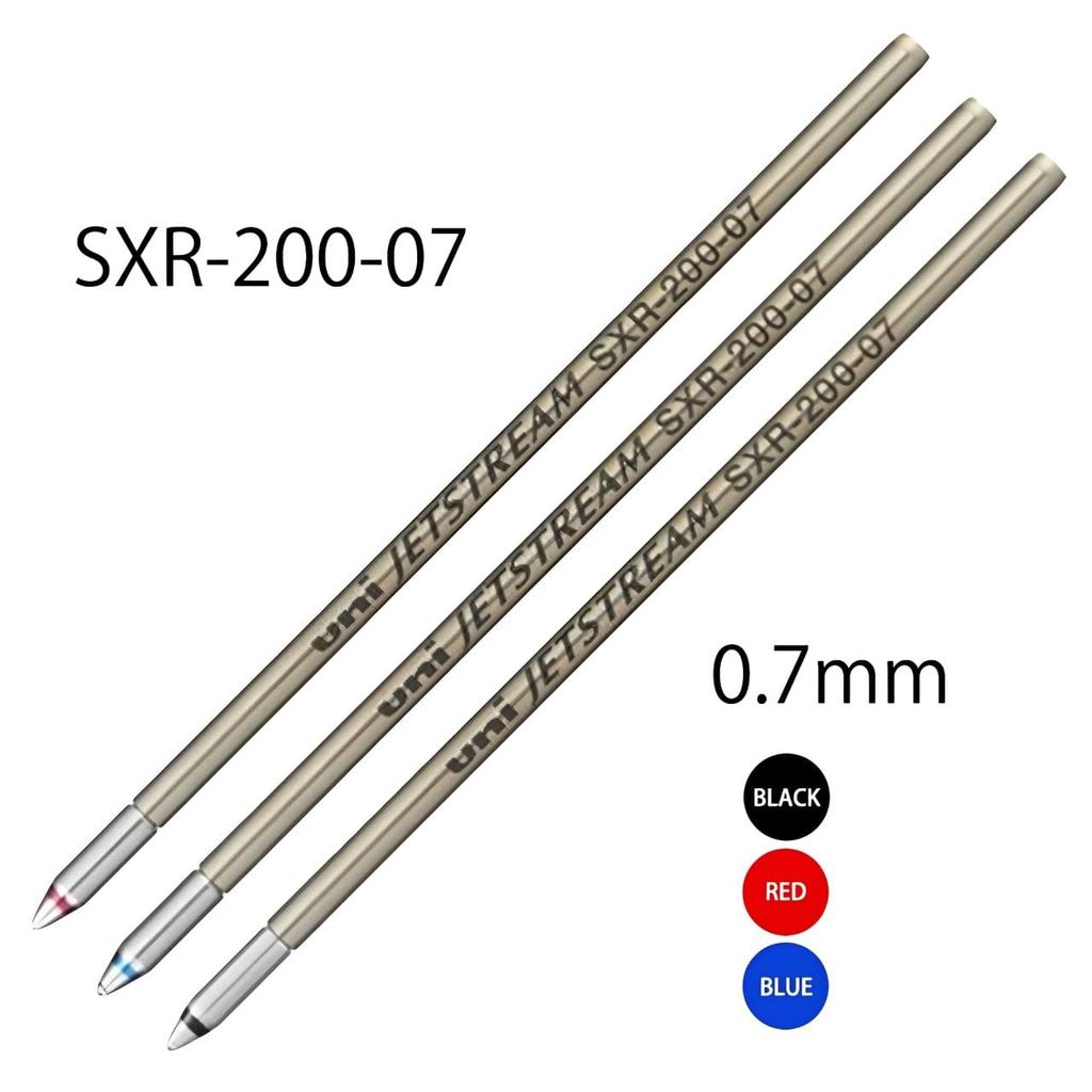 Mitsubishi Pencil Oil Ballpoint Pen 3 Colors Jet Stream Black Back Order 0.7mm SXE3-3500-07 SXE3350007.24